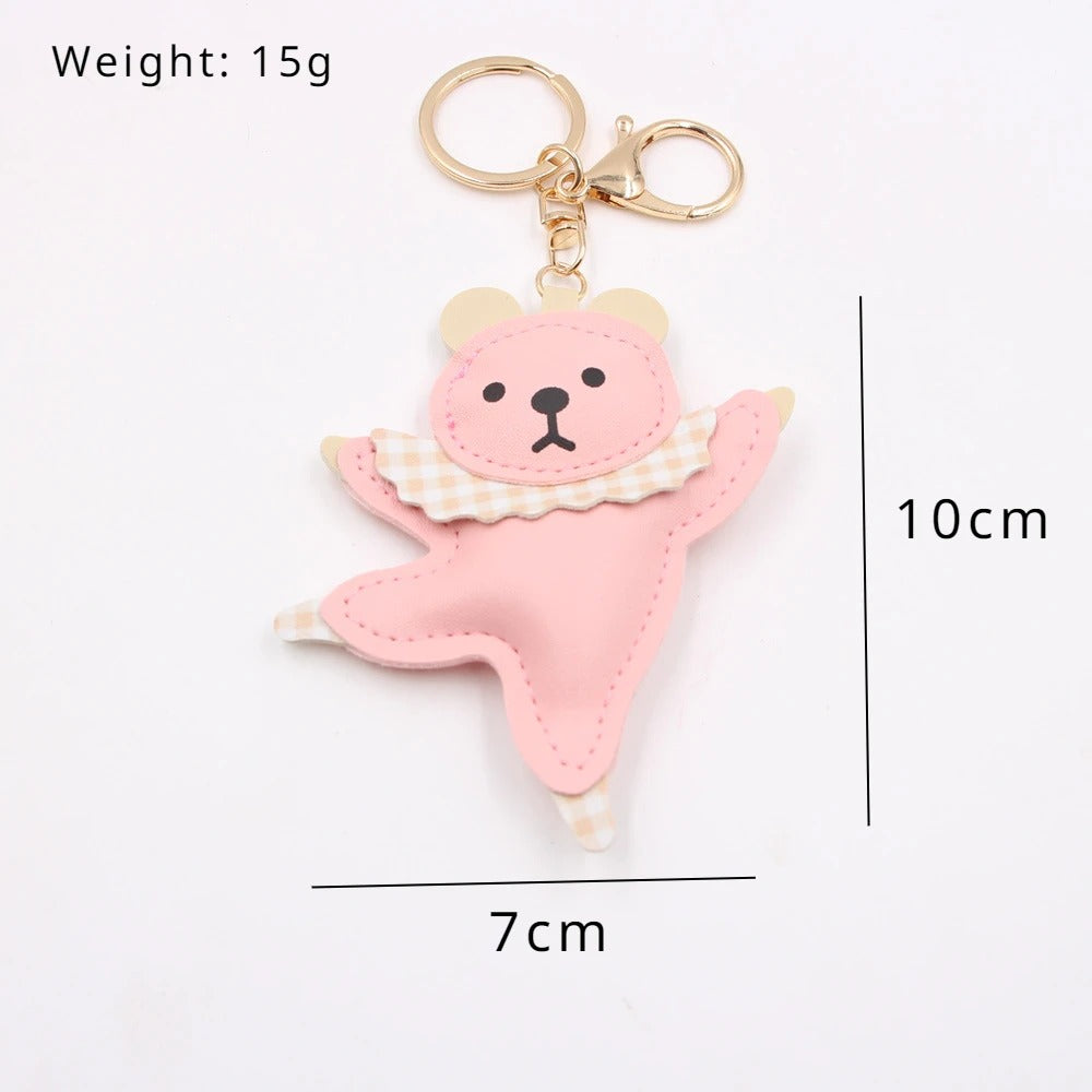Ballet Bear Keychain