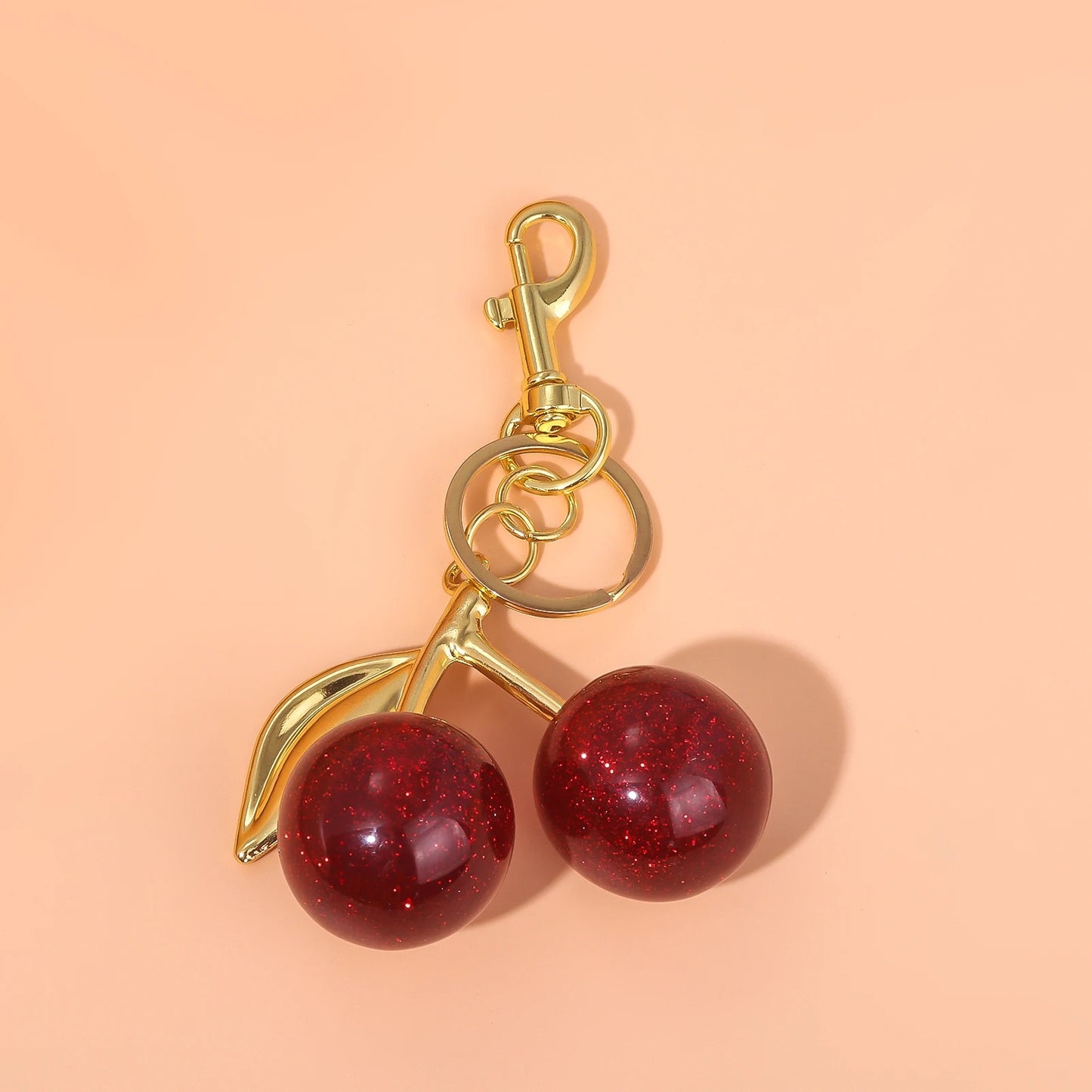 Exquisite Cherry Keychain