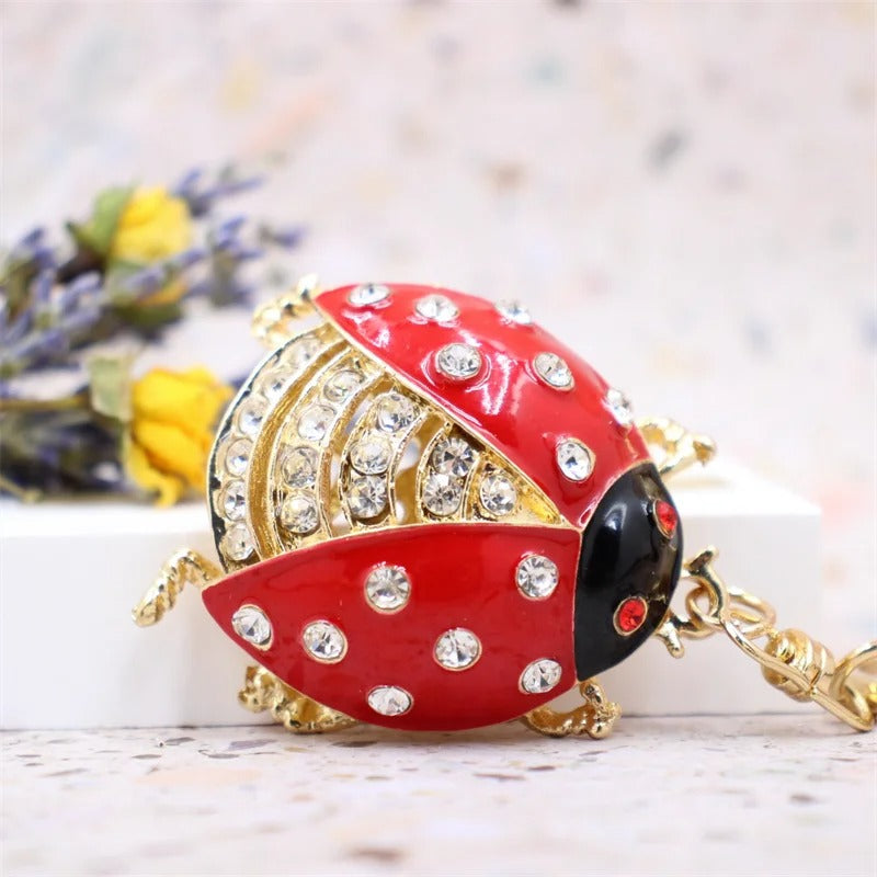 Elegant Ladybug Keychain