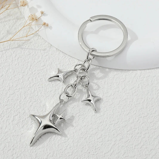 Y2K Style Stars Keychain