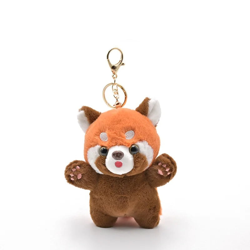 Red Panda Plush Keychain