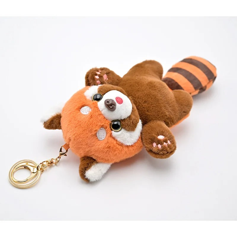 Red Panda Plush Keychain
